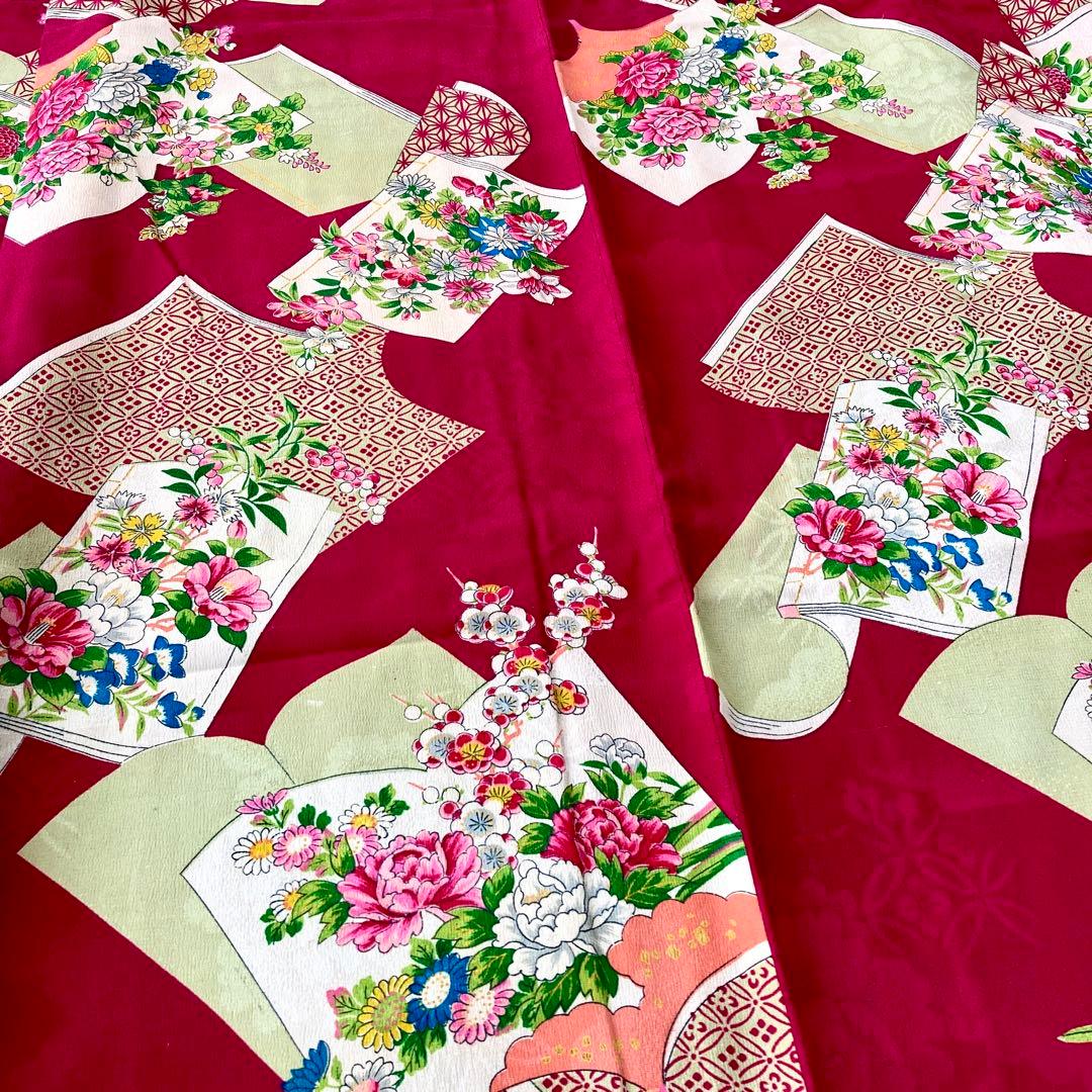 アンティーク　女の子　読本　着物　NO4