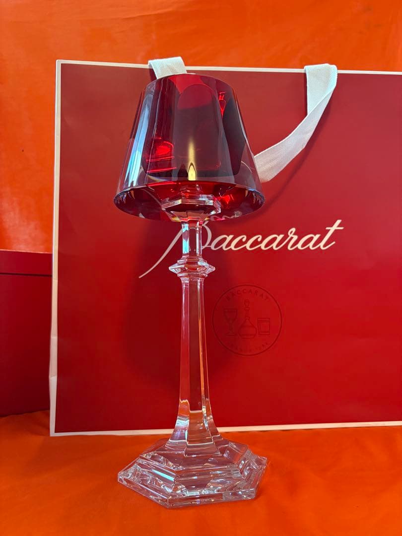 Baccarat バカラ My Fire マイファイヤー 赤色 ガラス製品