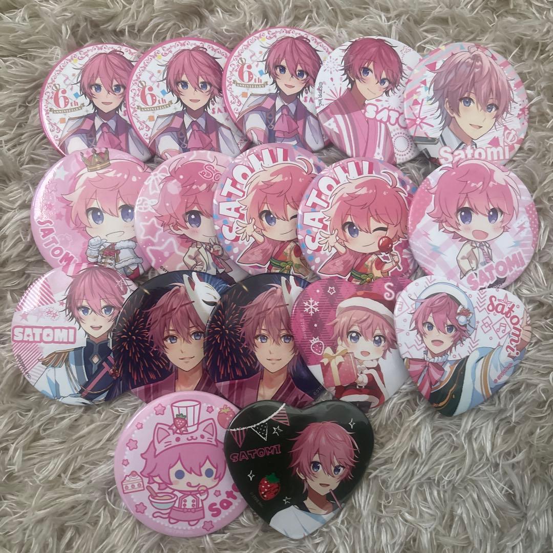 さとみくん 缶バッジ17個セット - メルカリ