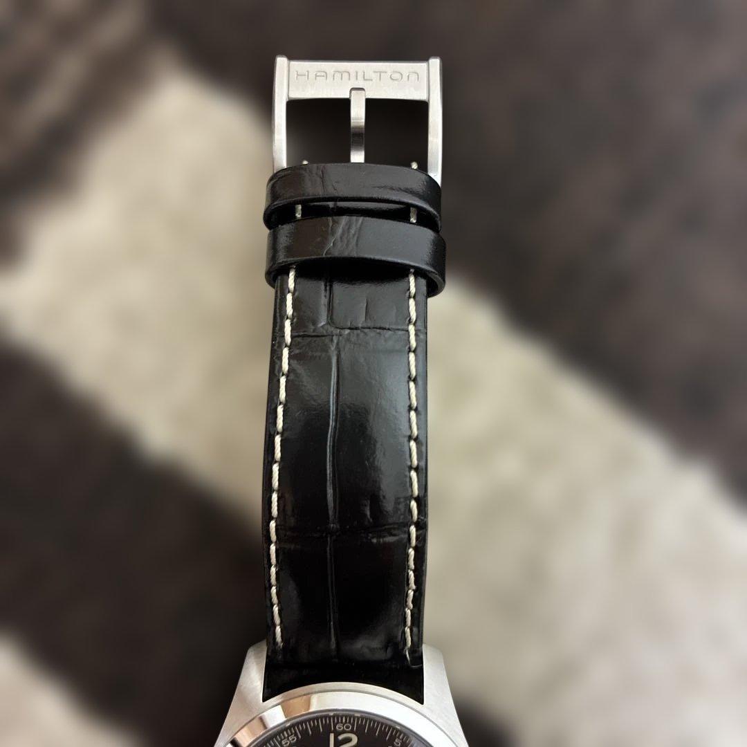 HAMILTON 自動巻き腕時計 ブラック　ハミルトン　マーフ　38ミリ