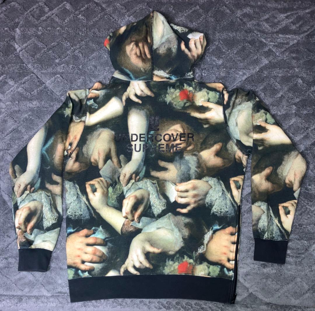 K‼️Supreme undercover 総柄パーカー 希少Lサイズ 15