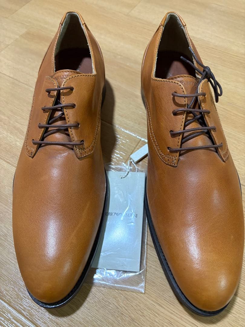 未使用　エンポリオアルマーニ　イタリア製　プレーントゥ　43