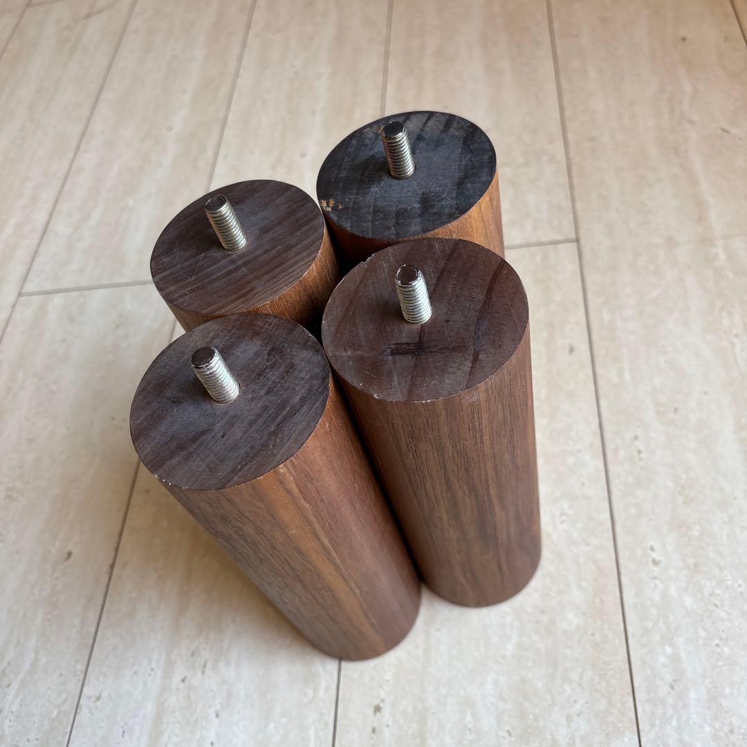 無印　シングルベッドフレーム すのこ　ウォールナット