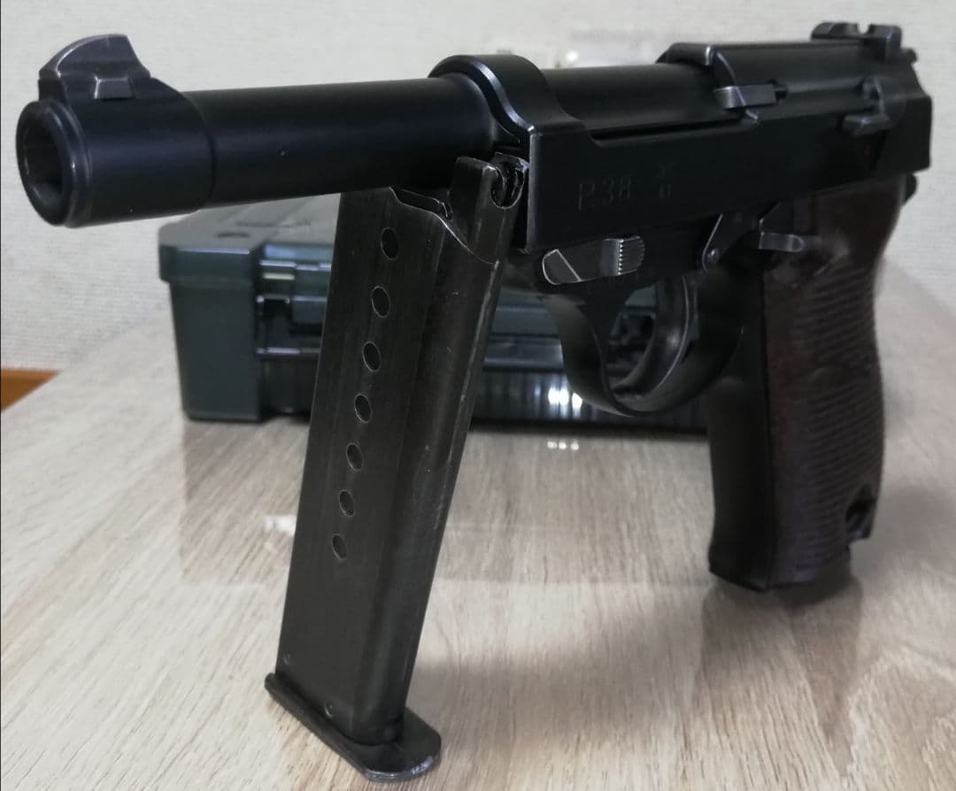 本日終了⭐マルゼン ワルサーP38ガスブロ&新品世田谷グリップ&マガジンセット