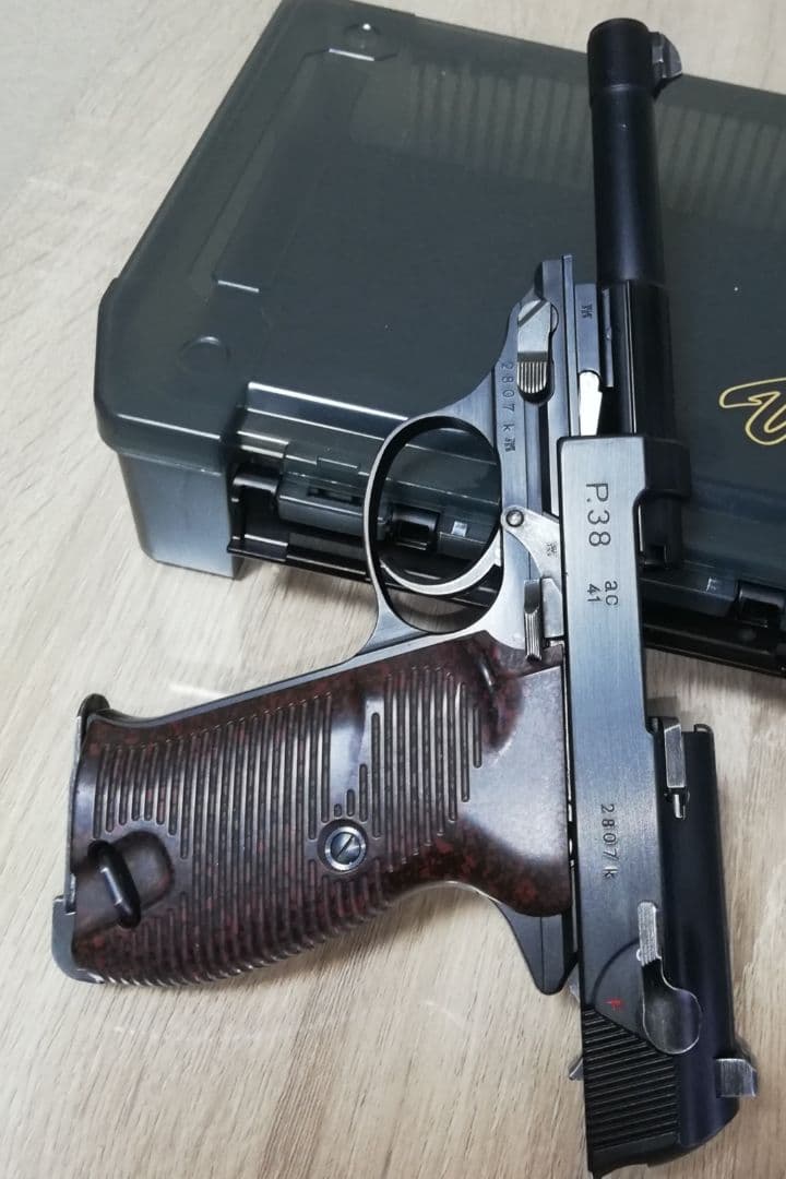 本日終了⭐マルゼン ワルサーP38ガスブロ&新品世田谷グリップ&マガジンセット