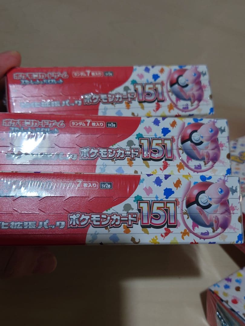 ポケモンカードゲーム 151 未開封 シュリンク付き6box