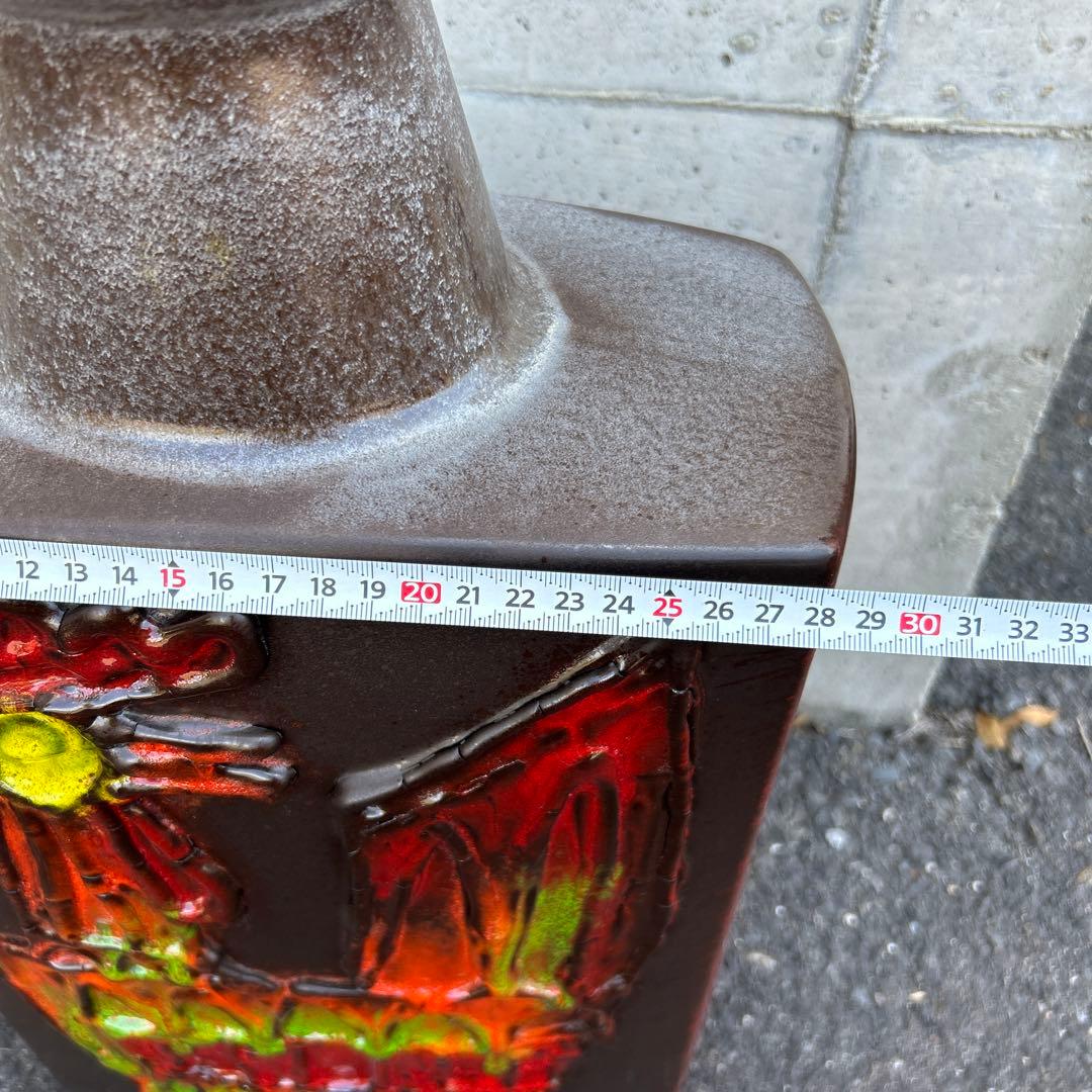 W.GERMANY 西ドイツ ビンテージ 281-54 陶製 置き物 鶏