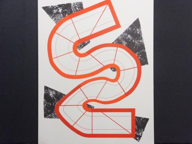 現代美術 菅井汲 直筆サイン『VARIATIONS Ⅳ』リトグラフ 0723ZA