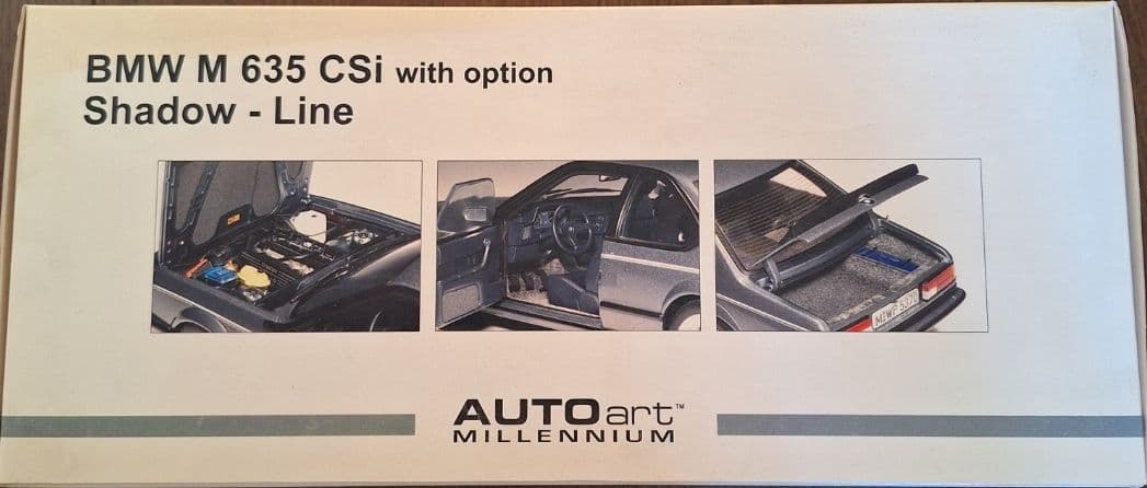 オートアートBMW M635 CSi Shadow-Line 1/18