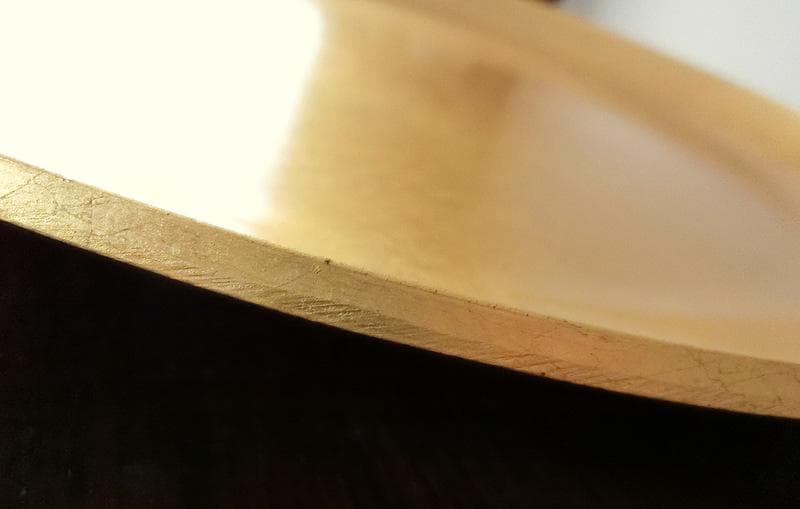 希少☆金箔 銀箔 芙蓉盆 飾り皿 漆器 大皿 正雲作 料亭 38cm 2