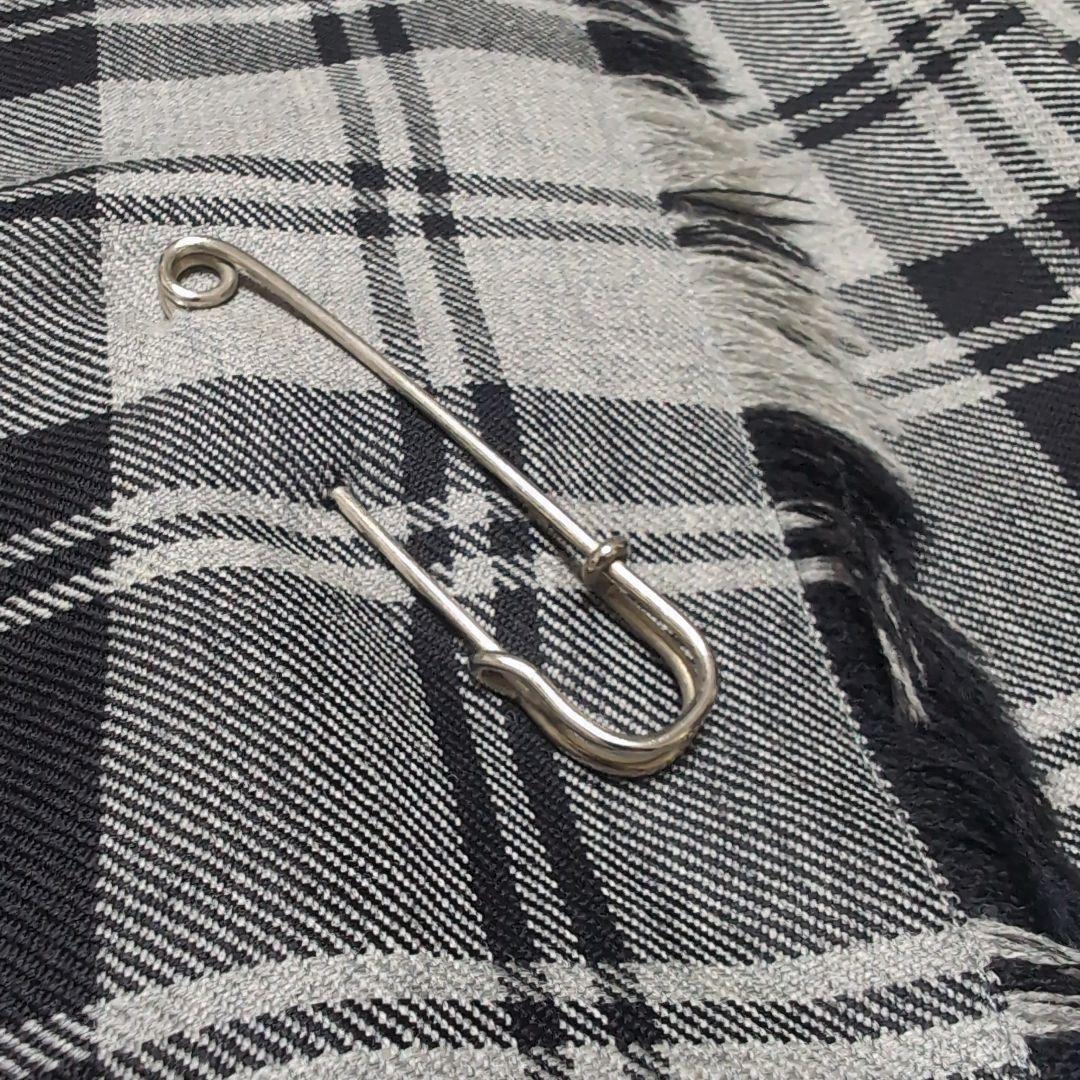 美品★オニールオブダブリン　チェック キルト ラップスカート 太ベルト★ピン付