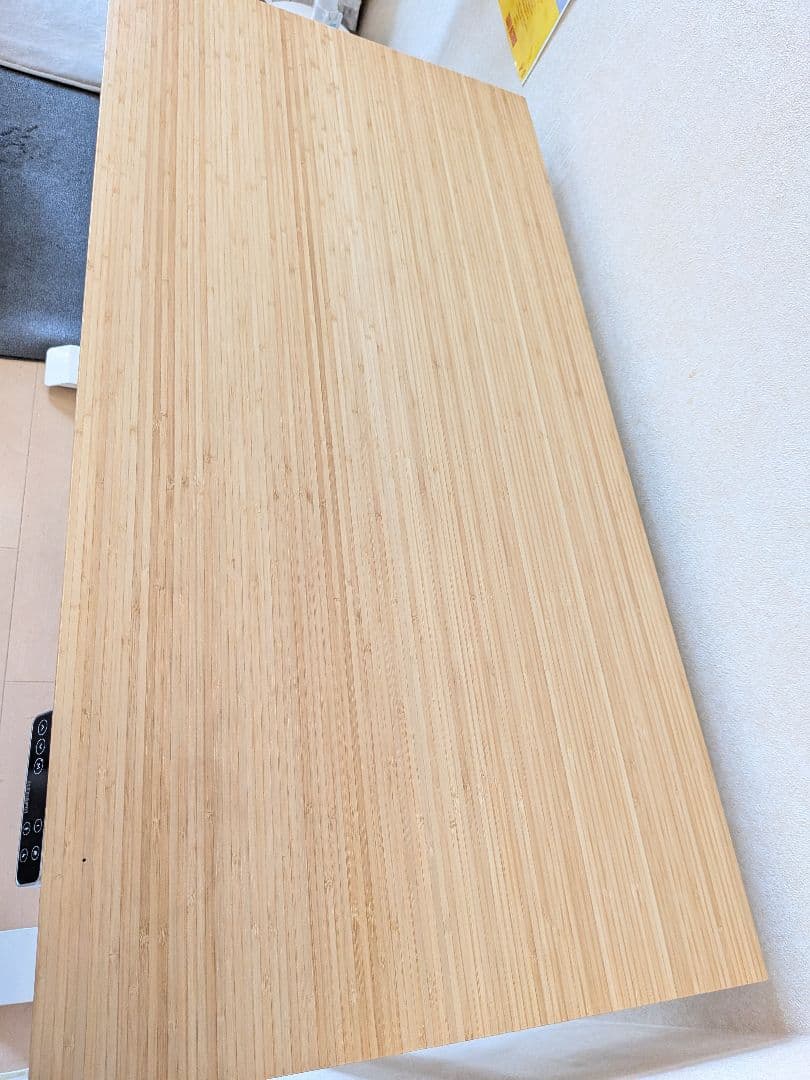 Flexispot e7 昇降式デスク 幅120cm 竹天板 ケーブルトレー付き