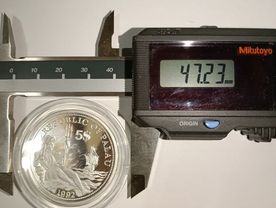 ☆掘出し物！☆パラオ共和国発行銀貨（Marine ifu Protection）