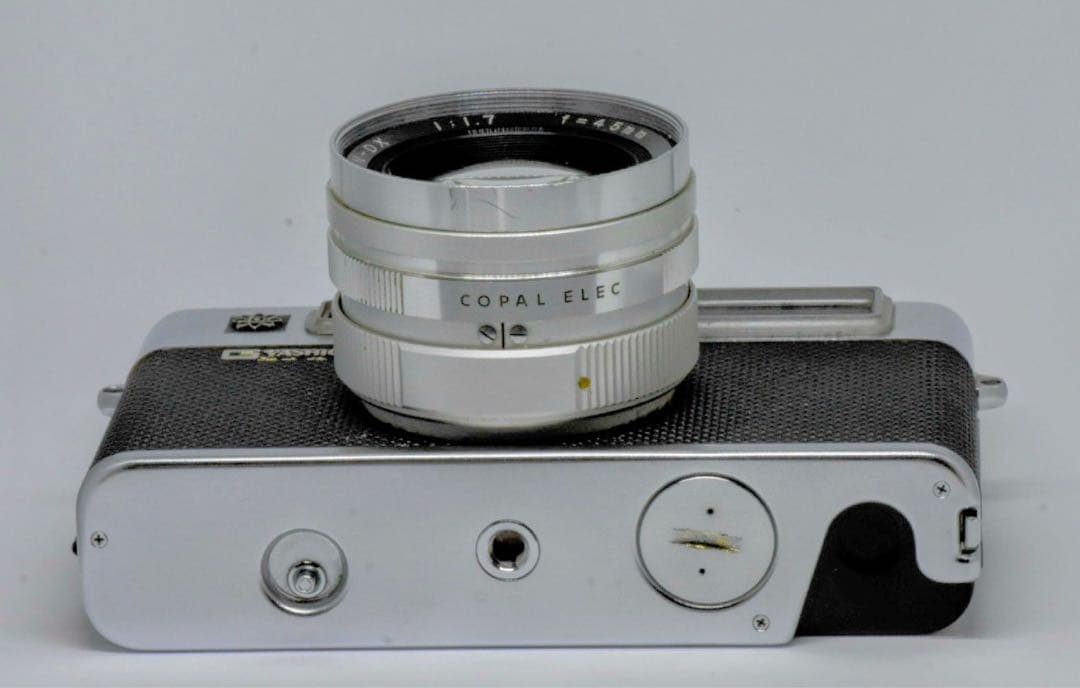 EE動作確認済】ヤシカエレクトロ35G、コンバージョンレンズ&電池アダプター