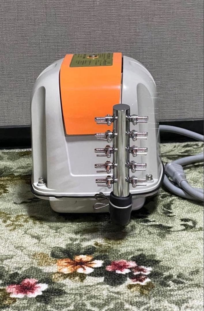 ☆ 安永エアーポンプ AP-80H 10連コック（新品）付き 美品