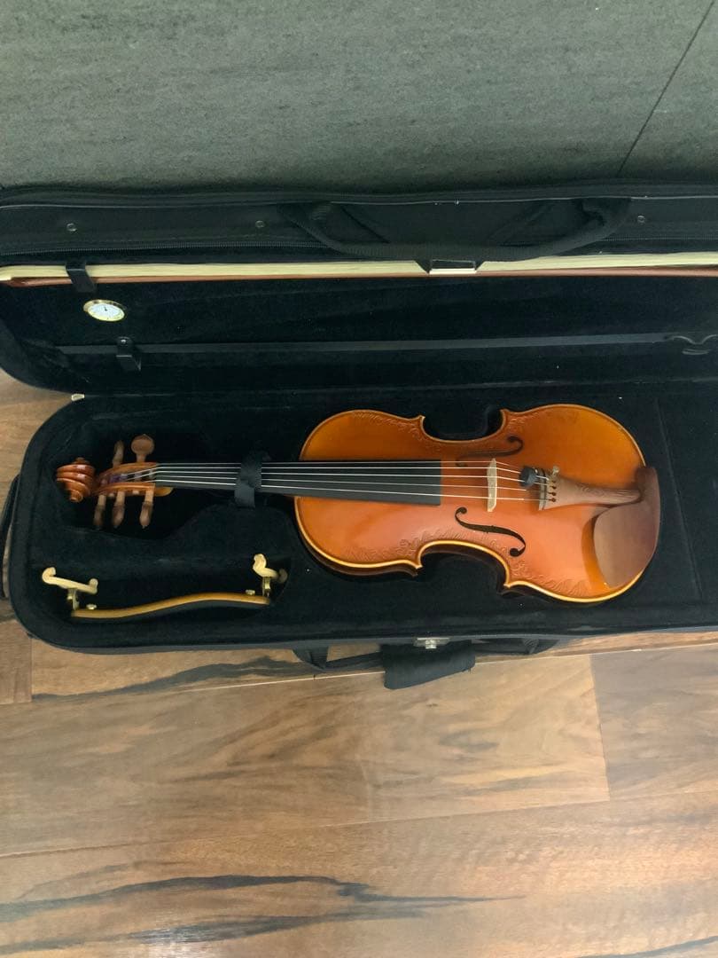 5弦バイオリン本体（ケース・ミュート・弓・肩当て付）