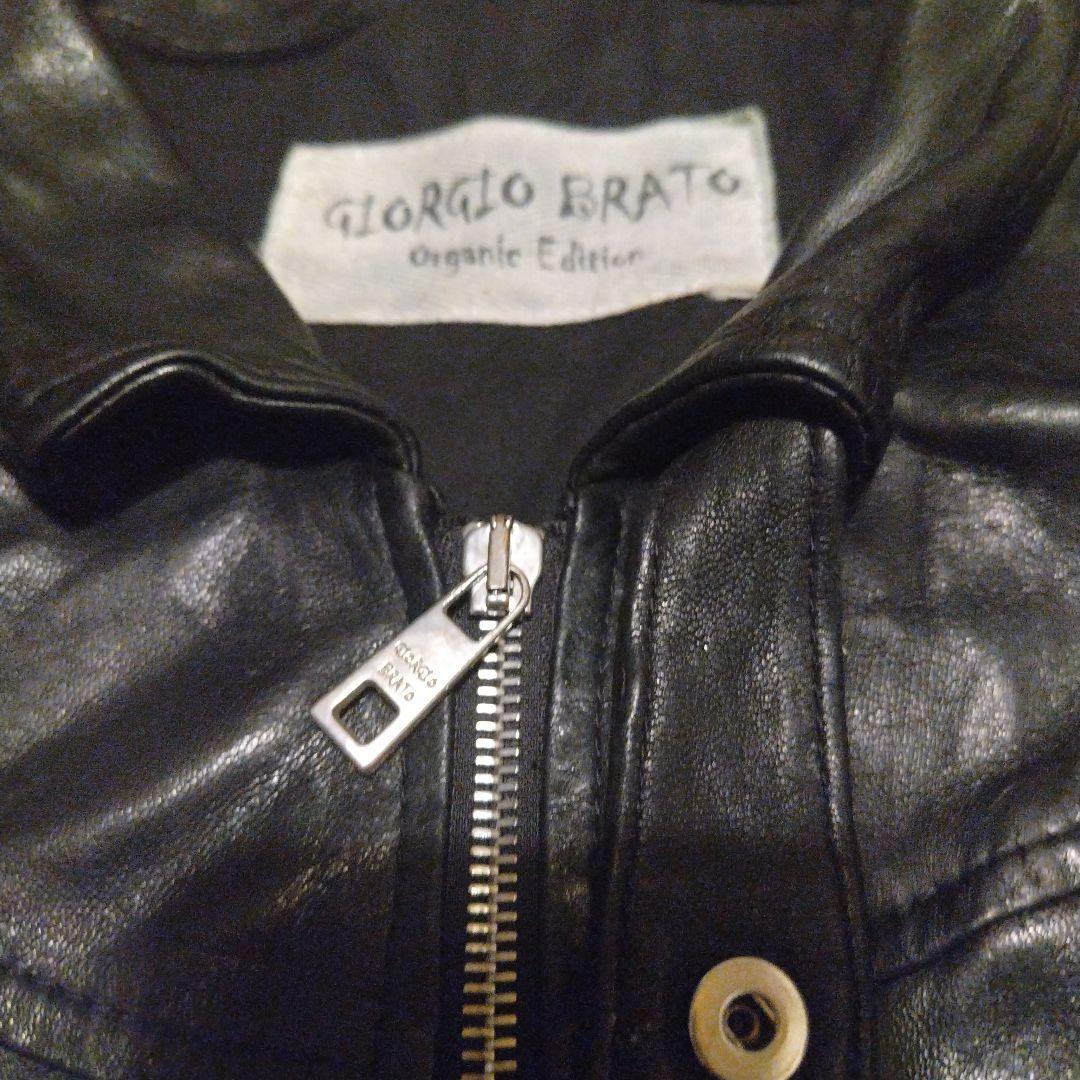 ピーター様専用 giorgio brat ラムスキン ダブルジップレザージャケ