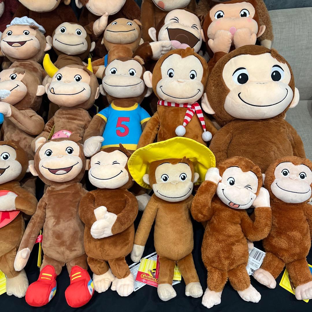 おさるのジョージ ぬいぐるみ多数 まとめ売り バラ売り可能 - メルカリ
