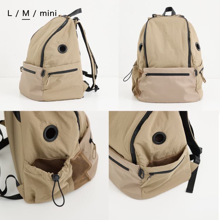 新品】未使用 MATIE ペットリュック Mサイズ 犬用 ブラック スリング