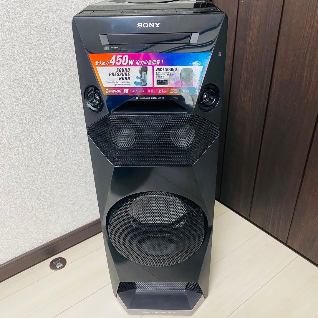 美品】【リモコン・取説付】SONY MHC-V3 爆音モンスタースピーカー