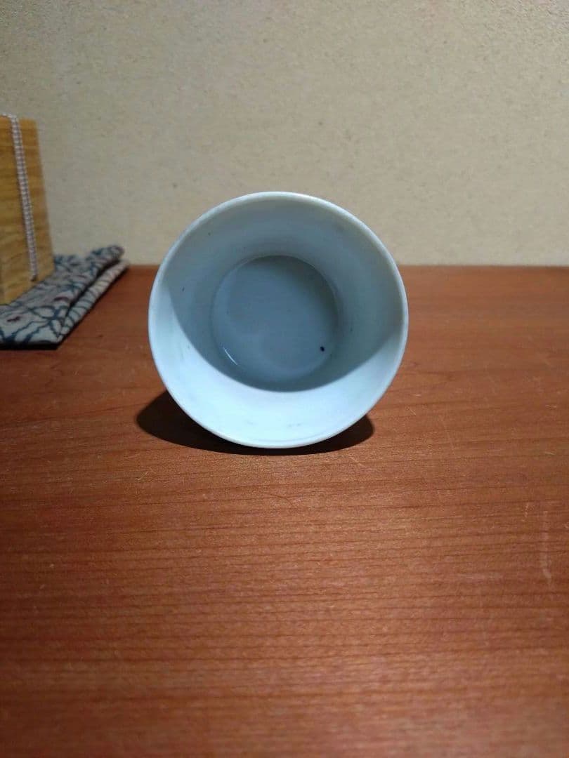 古伊万里 こんにゃく印判 大根と蕪 猪口 古印判 蒟蒻印判 民藝 - メルカリ