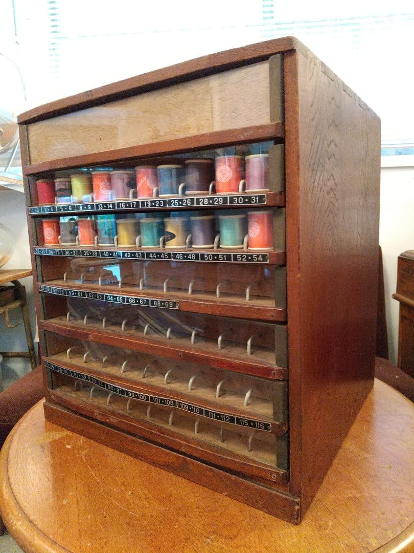 糸ケースアンティーク什器