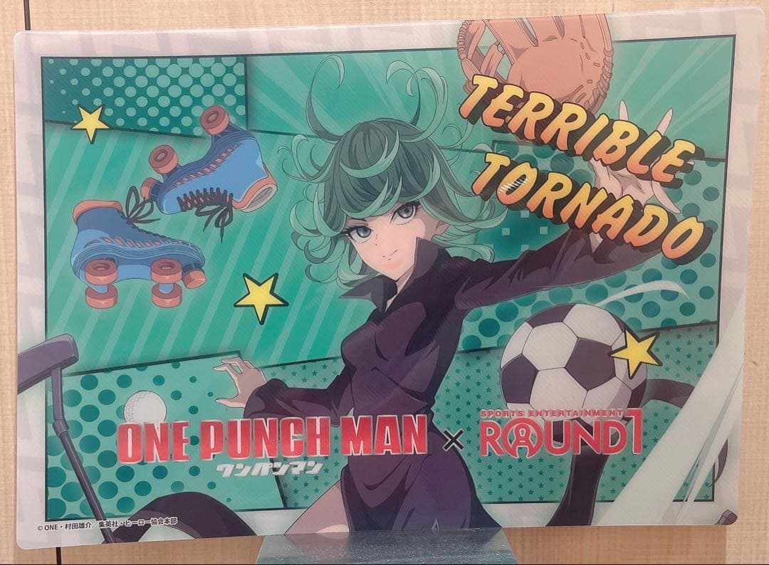 ワンパンマン 戦慄のタツマキ ラウンドワン コラボ プラマット - メルカリ