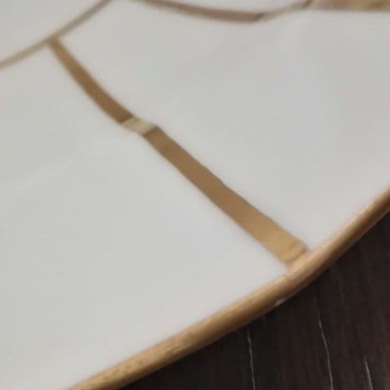 逸品 金彩装飾 ケーキ皿 飾り皿 アールデコ Cauldon 英国 1905年製