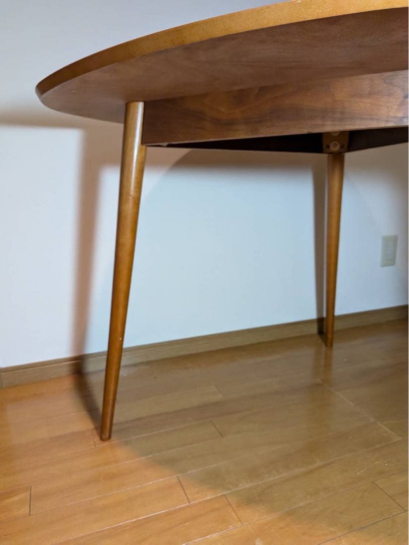 ■送料込■NOCE ダイニングテーブル 北欧家具 三角食卓デスクウォールナット