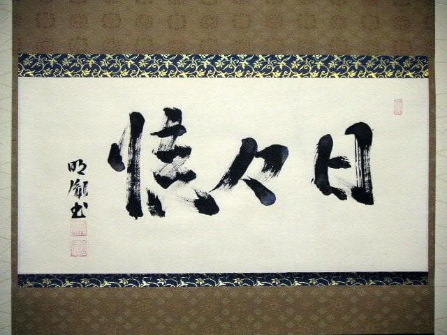 ♥掛軸 薬師寺 別院 潮音寺 山本 明胤 共箱 掛け軸 骨董品 - メルカリ