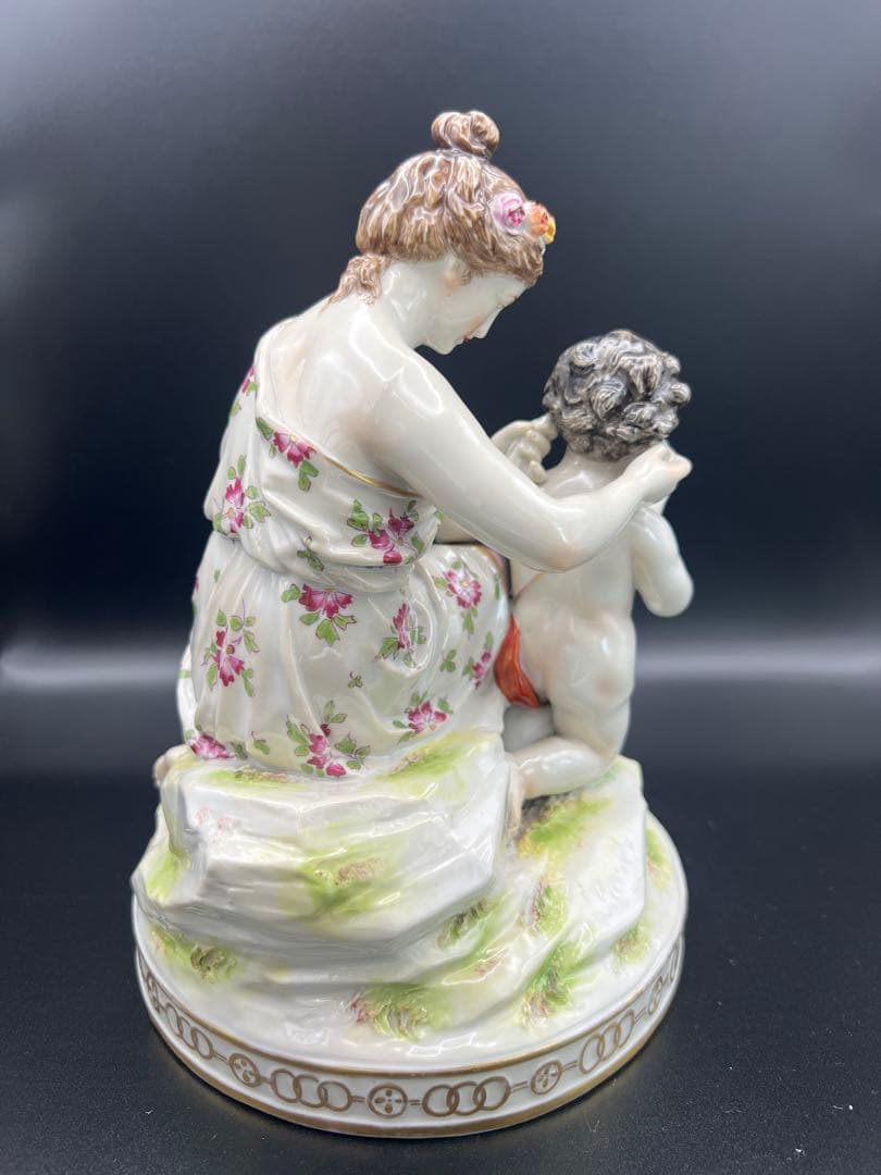 母子像 陶磁器 フィギュア