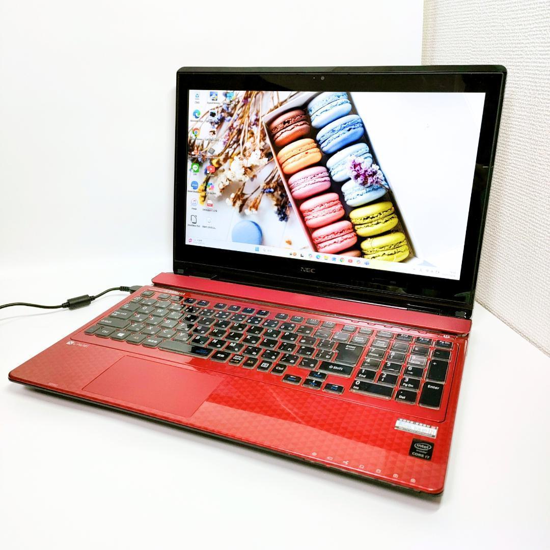 16G✨️タッチパネル/Corei7/特大1TB/カメラ付きNECノートパソコン