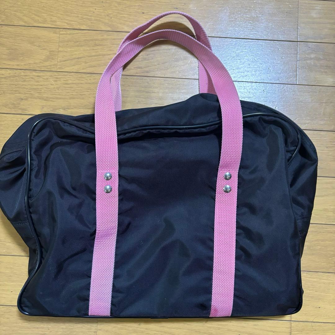 ワッぺ 黒ピンク スクバ