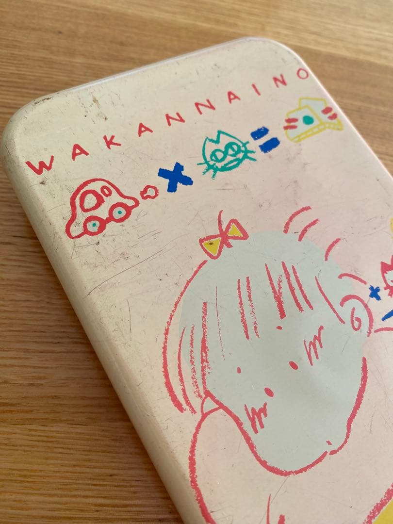 激レア 昭和】サンリオ WAKANNAINO わかんないの 缶ペンケース