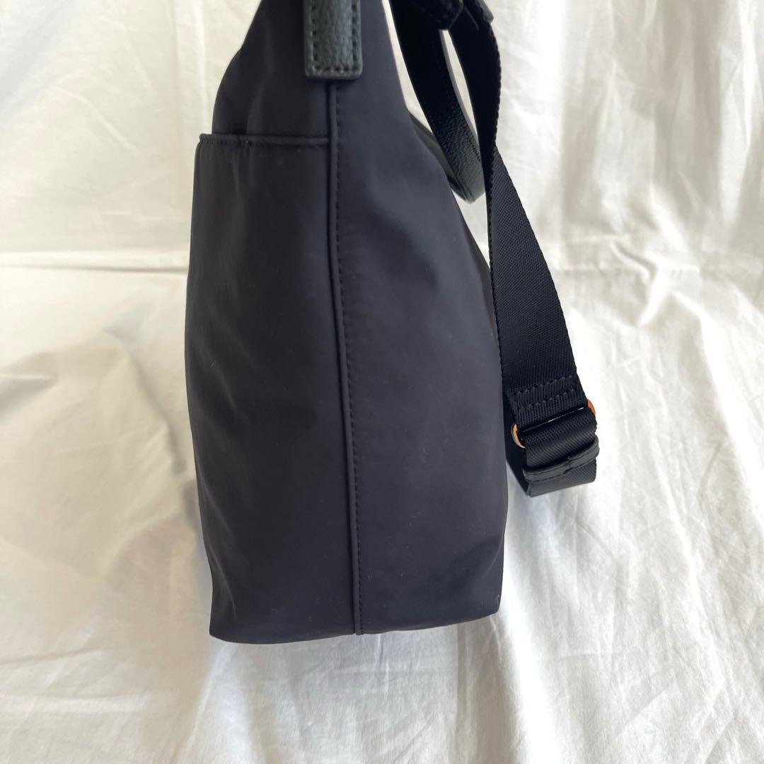 【美品】agnes b. アニエスベー　2way ショルダーバッグ　ロゴチャーム