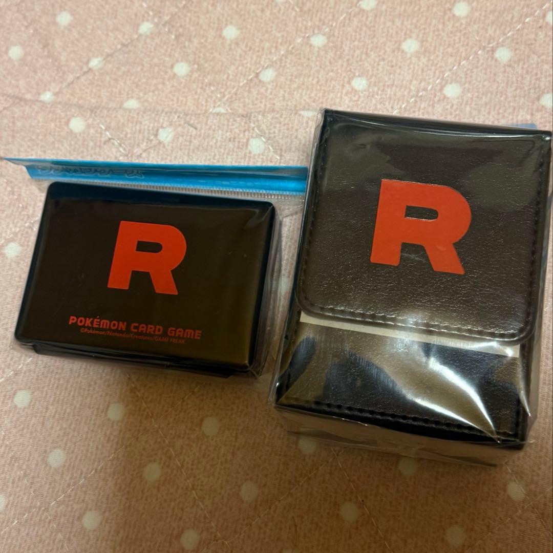 ロケット団：フリップデッキケース、ダメカンケース【新品・未開封