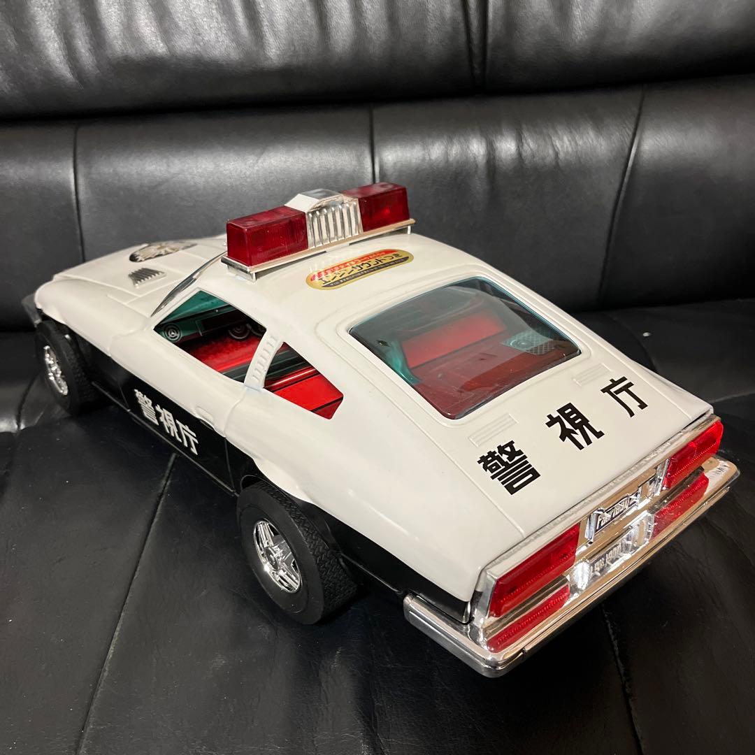 イチコーのニッサン フェアレディZ パトロールカー ブリキ レトロ S130
