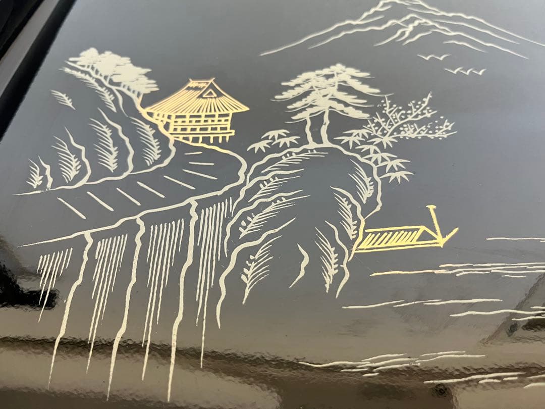 会席盆　漆器　工芸品　15枚セット　アンティーク