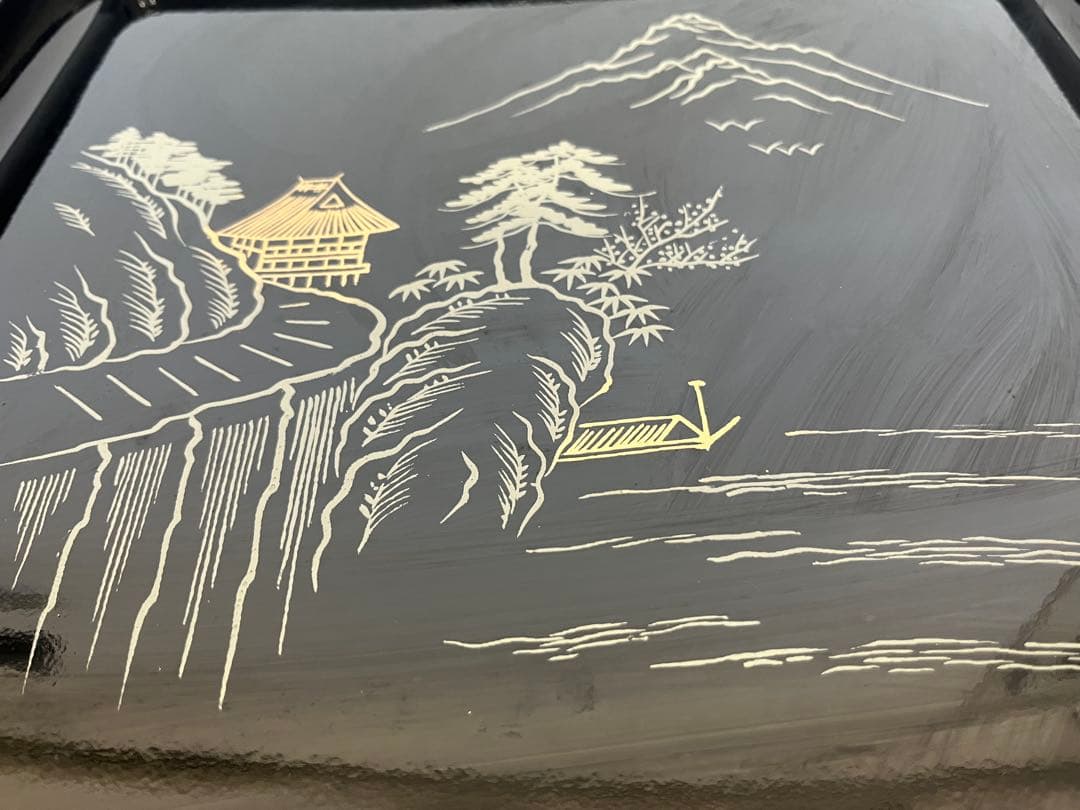 会席盆　漆器　工芸品　15枚セット　アンティーク