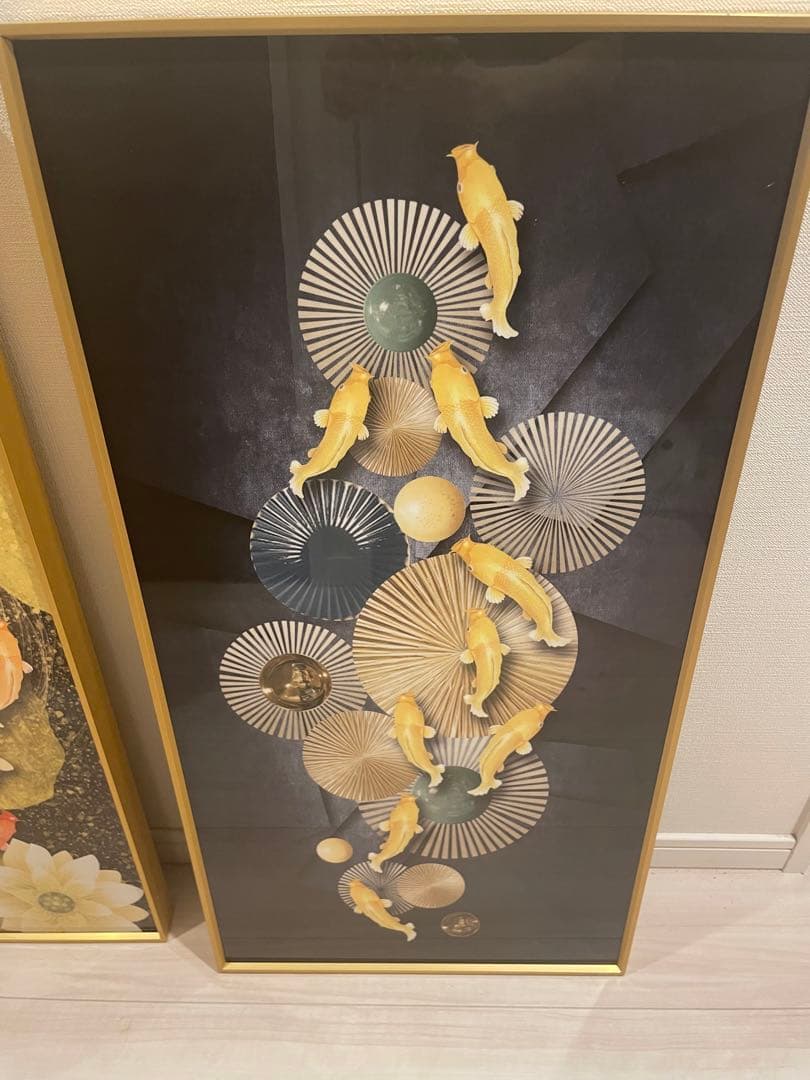 アートパネル 金魚