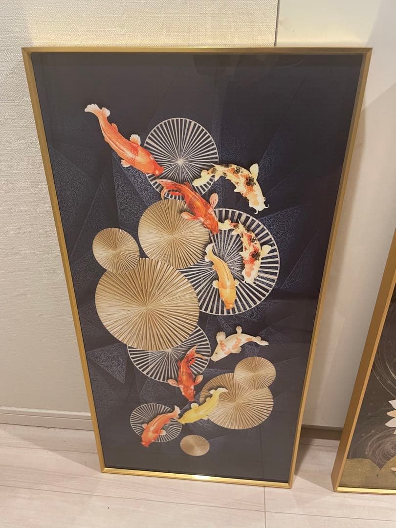 アートパネル 金魚