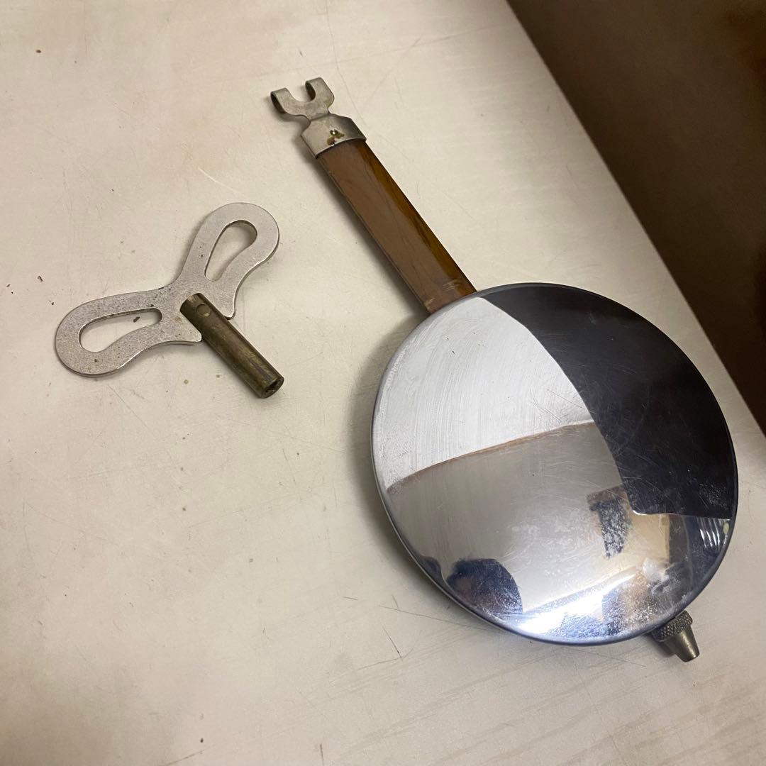 SEIKOSHA 昭和レトロ　ゼンマイ時計　虎杢　No.2720 アンティーク