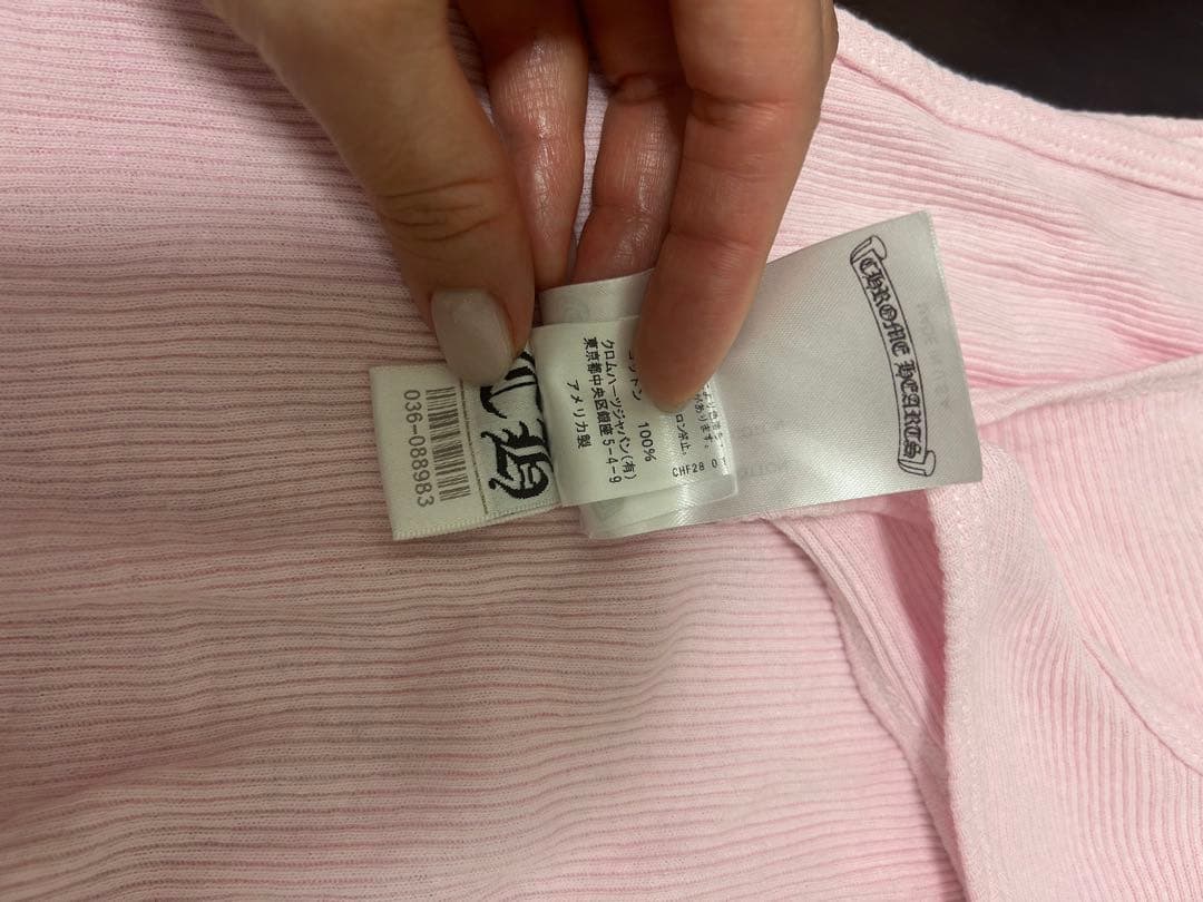 希少カラー　クロムハーツ　タンクトップ　ピンク　Mサイズ