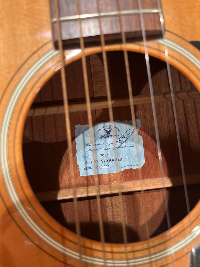 K.Yairi YF-00018B 日本製 2012年 保証書・純正ハードケース - メルカリ