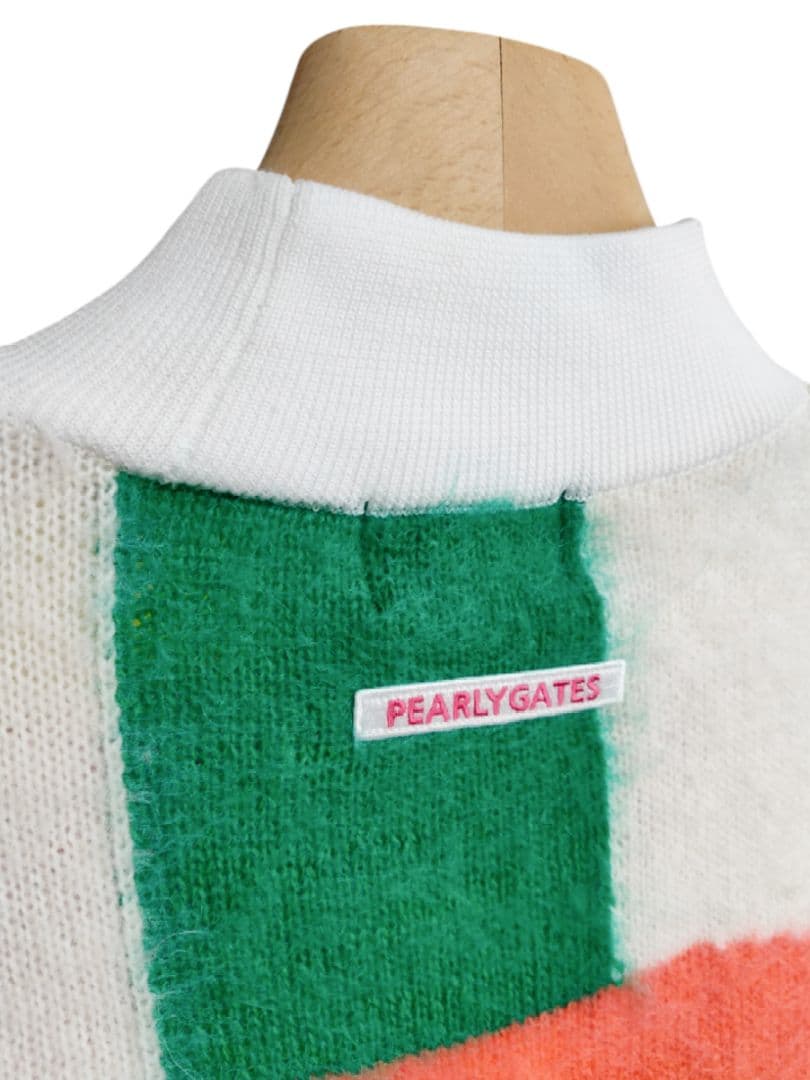 ト*)様 新品7万円 パーリーゲイツ モヘアニット＆スカート ふわふわ上下セット