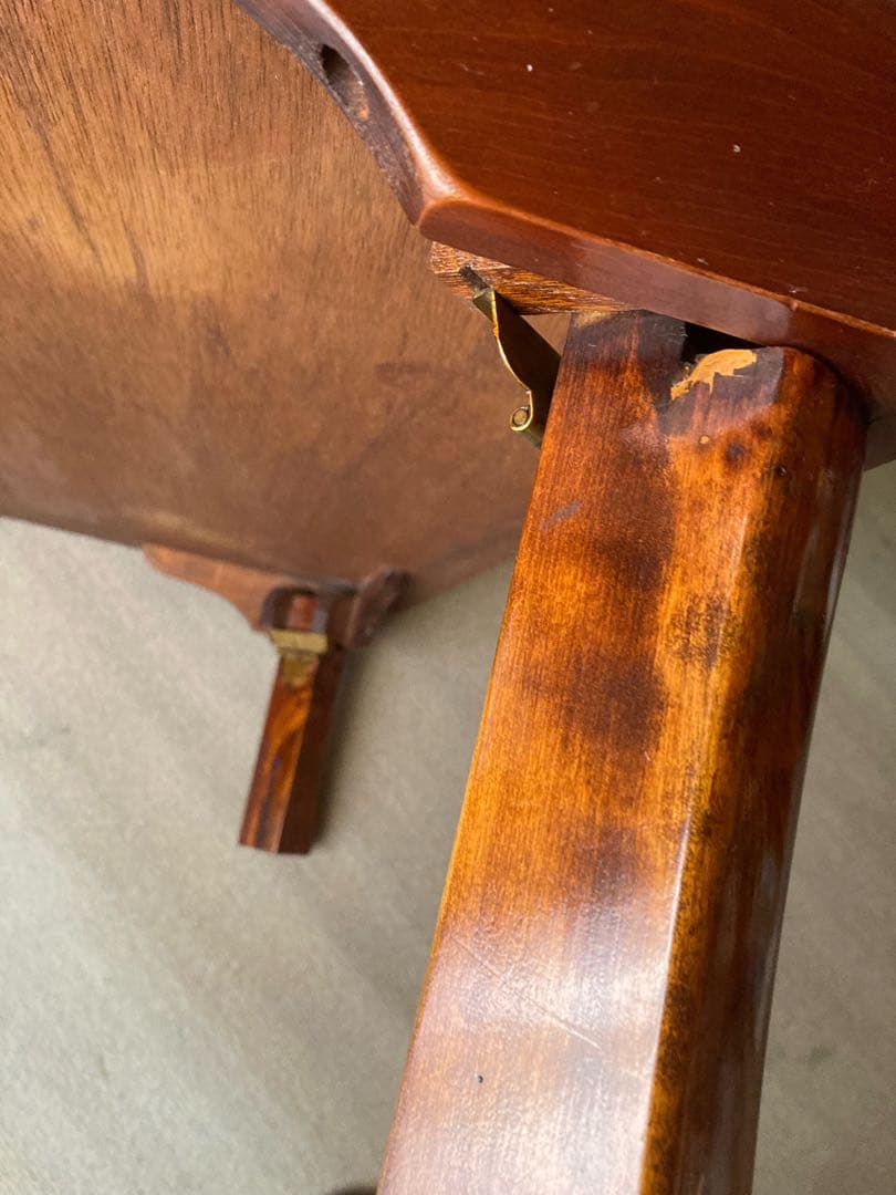 n*0様 【アンティーク】折れ脚テーブル 書写机 折り畳み机 ちゃぶ台