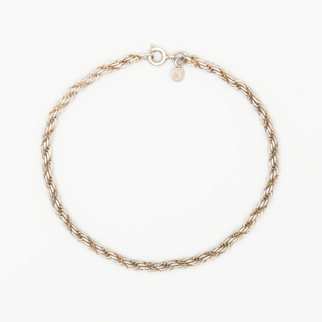 ヴィンテージ ティファニー ツイストロープ ブレスレット 18.5cm 80年代