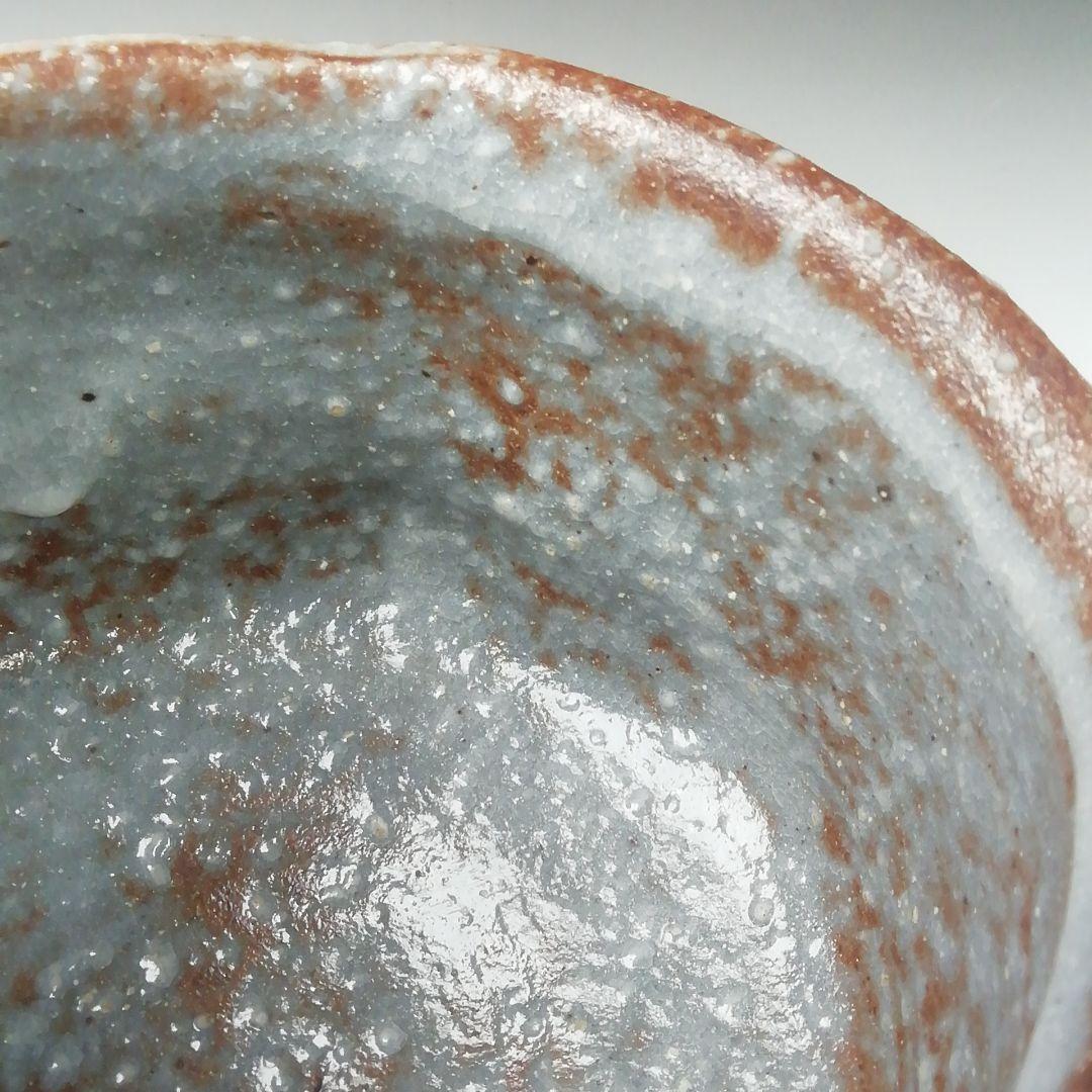 T492 茶碗 『鼡志野』『土渕善丕氏 造』 共箱 抹茶碗 茶道具
