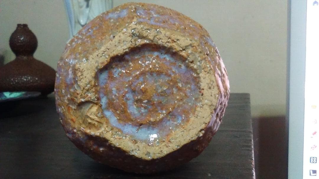 萩焼 永地博正 徳利 共箱・共布・未使用