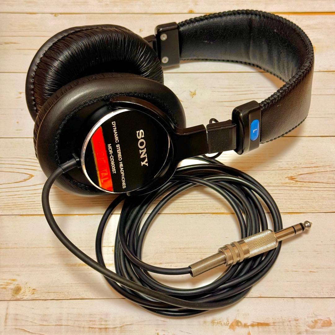 ジャンク2台SONY MDR-CD900ST ソニー